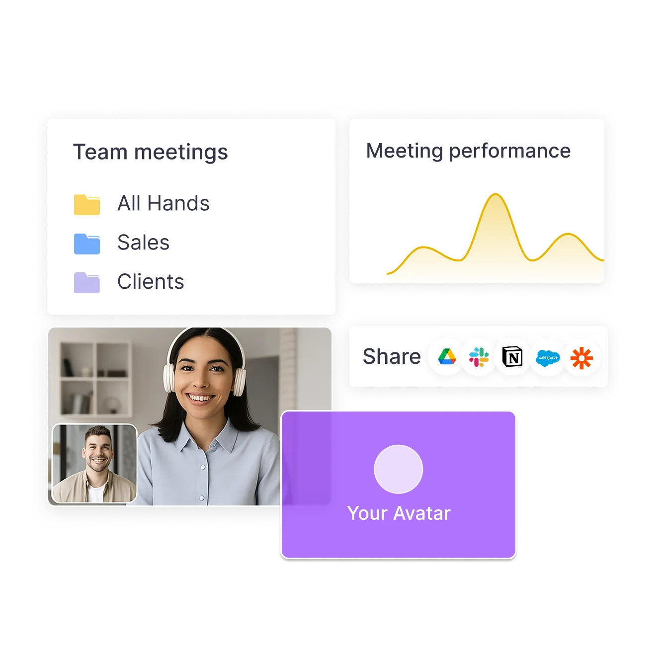 API de bot de reunião corporativa